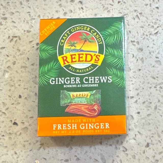 Reed’s ginger chews.