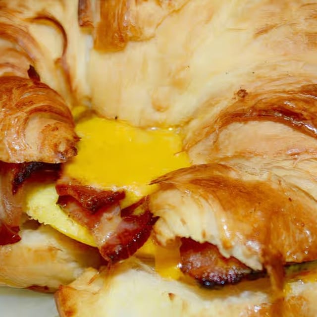 6. Egg & cheese sandwich.