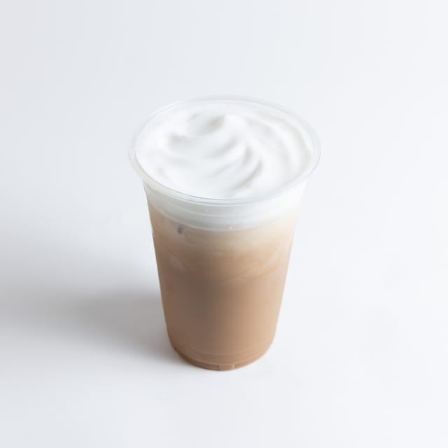 Iced latte.