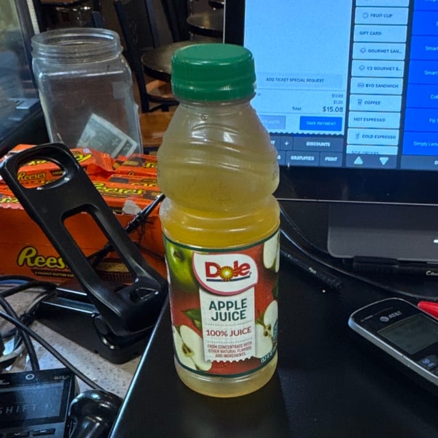 Dole 100% apple juice.