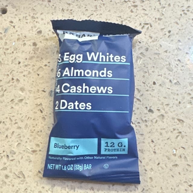 RXBAR blueberry.