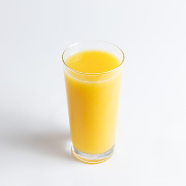 Fresh squeezed orange juice.